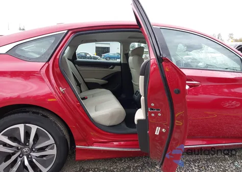 2020 Honda Accord Hybrid Touring из США, поврежденный, VIN 1HGCV3F96LA004088